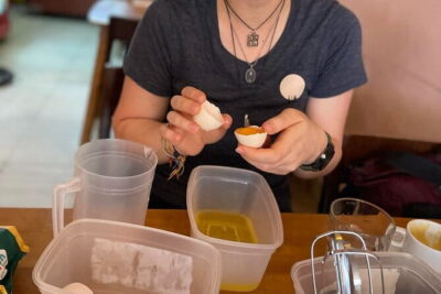 1 hour Egg Coffee Cooking Class with Snack and Local Instructor