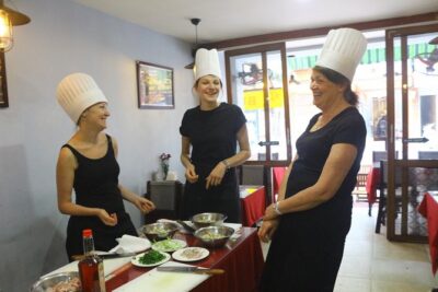 3 Dishes cooking + Egg Coffee bonus & Local Market Tour