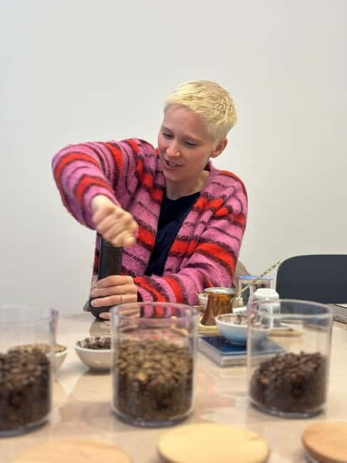 Antalya:Turkish Coffee Workshop + Fortune Telling + Gift Set - Brewing in a cezve, and sometimes on hot sand