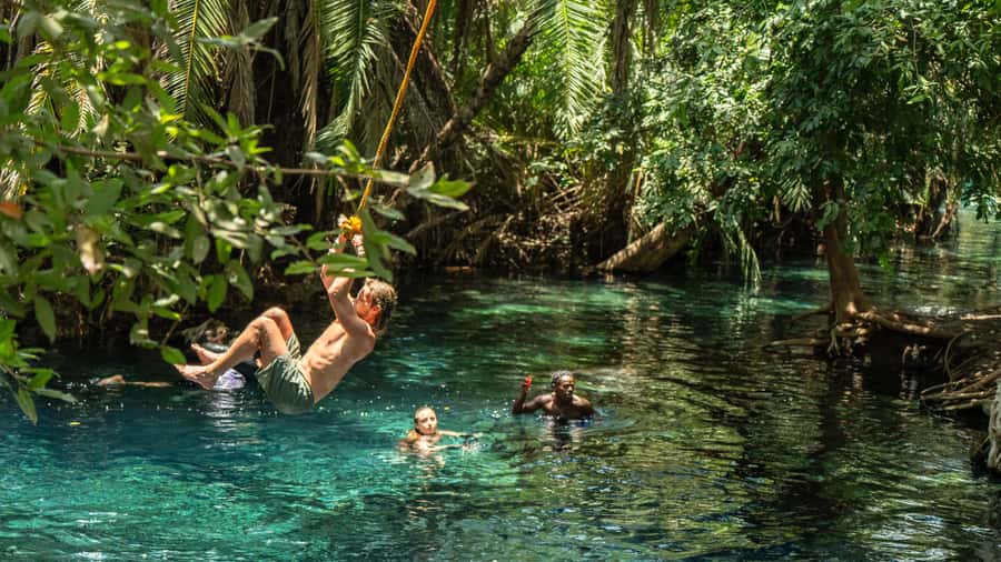 Arusha or Moshi : Hot Spring, Waterfall & Coffee Farm Tour - Materuni Waterfall: beautiful, wet, and sometimes slippery