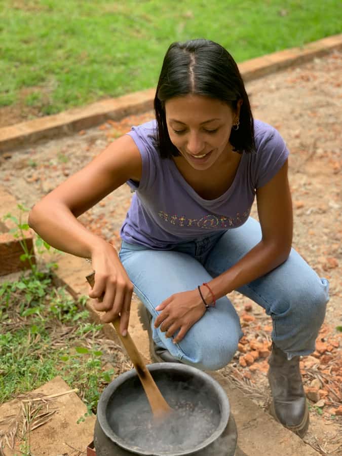 Arusha: Traditional Coffee Preparation(coffee tour) - Grinding the Roast With a Mortar and Pestle