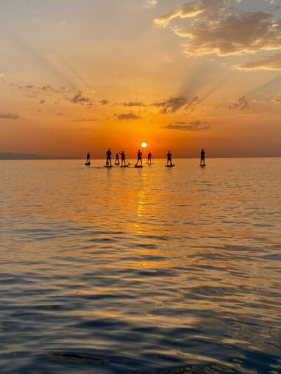 Barcelona: Sunrise Standup Paddle Tour w/ 4K Video & Coffee