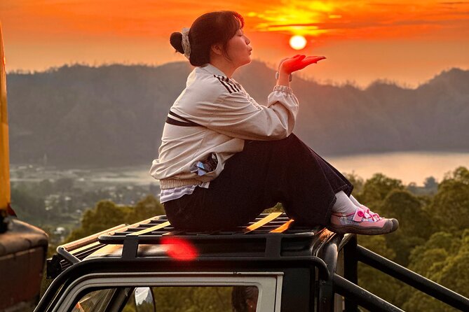 Batur 4WD Jeep Sunrise and Kintamani Cafe Hopping - Sunrise by jeep on Mount Batur