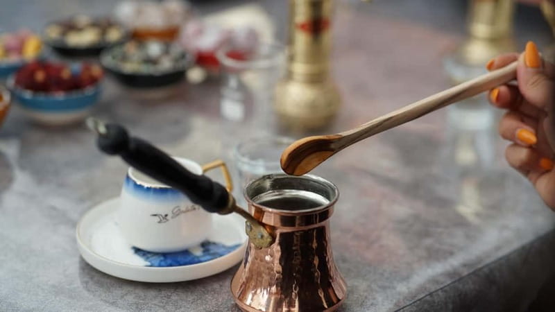Cappadocia: Turkish Coffee Workshop on Sand & Fortune + Gift - The take-home set and its real value