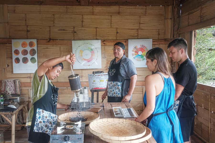 Chiang Mai Coffee Full Day Tour: Trek, Brew & Roast Journey. - A farm lunch with local ingredients