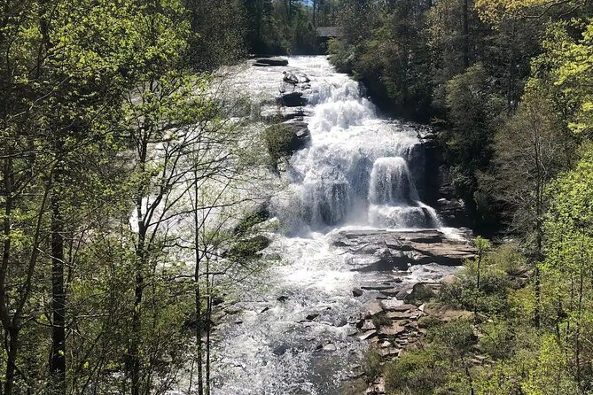 Coffee Hike to Three Waterfalls in DuPont State Forest - Hooker Falls and the coffee lesson
