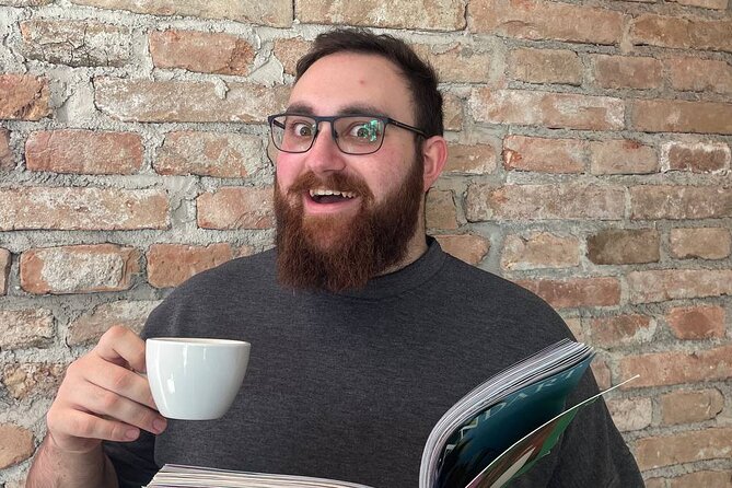 Coffee Sensory Training in Ljubljana - Learning from Lev, the instructor