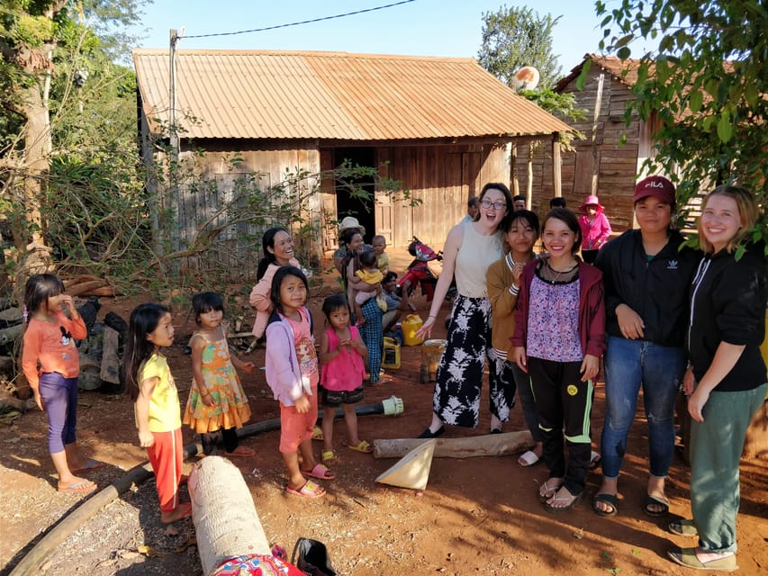 Dalat Countryside Motorbike Day Tour–Coffee Farms & Pagodas - Linh An Pagoda and the Elephant Waterfall view