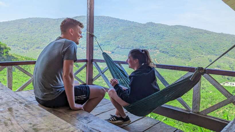 Dalat Countryside Motorbike Day Tour–Coffee Farms & Pagodas - Robin Hill and Da Lat’s wide view