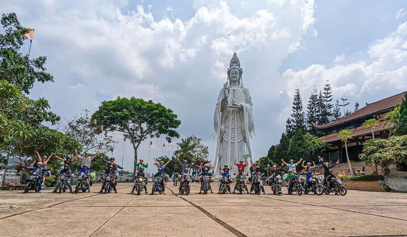 Dalat Countryside Motorbike Day Tour–Coffee Farms & Pagodas - Flower farms and the farming economy