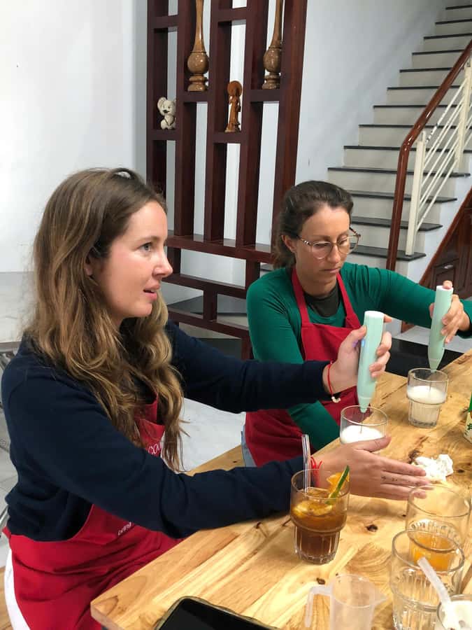 Danang: Vietnamese Coffee Class with 5 Unique types - Building the foam for egg coffee