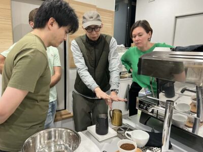 Discover Coffee Experience Latte Art Workshop at Tokyo