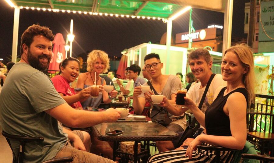 Discover Hanoi's Street Food by Night & Mini Class Coffee - Walking the Old Quarter between bites