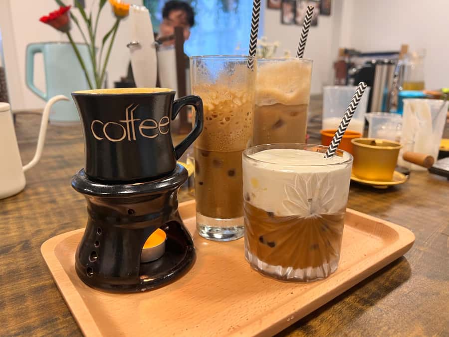 Egg coffee & Course on 4 traditional types of Viet coffee - The Taste Test: Bitter, Sweet, Cold, and Creamy