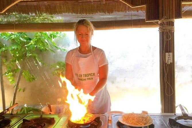 Experience Making & Tasting Vietnamese Coffee in Hoi An - Seasonal fruit and a Hoi An lantern