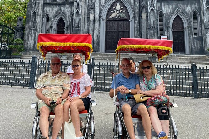 Hanoi 2.5 hour Guided Sightseeing Cyclo Tour & Egg Coffee Class - Riding a cyclo through the Old Quarter