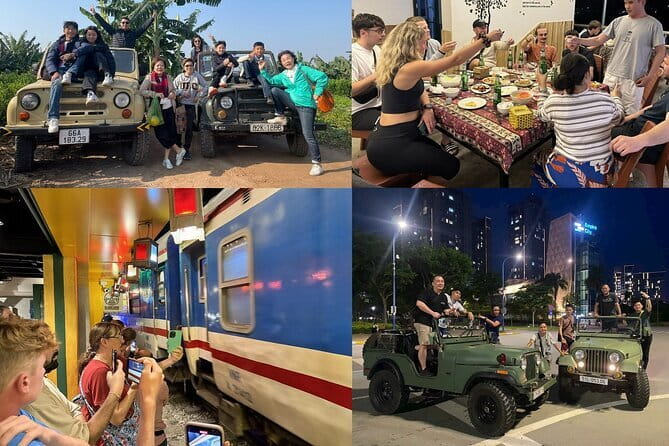 Hanoi Jeep Night Street Foodie Tour, Train Street and Egg Coffee - Key points to know before booking