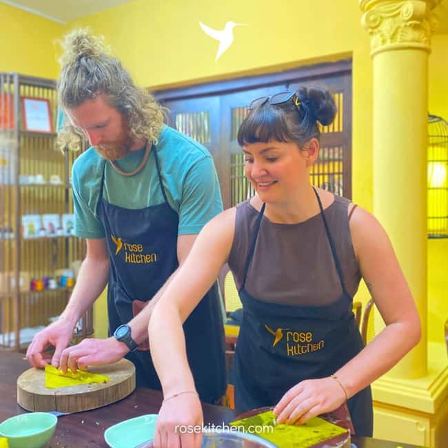 Hanoi: Rose Kitchen: Pho/Bun Cha/Nem+ Free Egg/ Salt Coffee - Cooking with Simon, Aroma, Maxi, or Kim