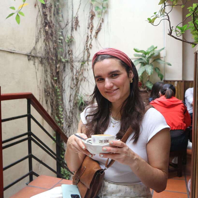 Hanoi Street Food, Coffee Tastings, Alleys Walking Tour - Hanoi white coffee in a tucked-away café