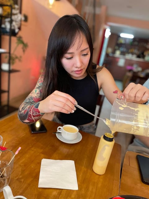 HCM: Egg Coffee Class with local Instructor & Snack - Preparing the egg coffee yourself