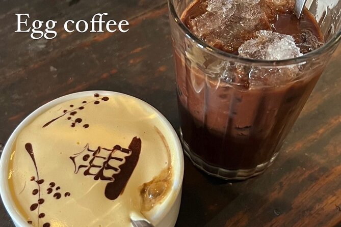 hidden gems cafe - learn making coconut and egg coffee - Dong Xuan Market and Hanoi’s everyday rhythm