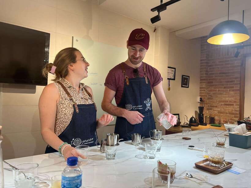 Ho Chi Minh City: Coconut/Eggs Coffee Making Class - Preparing coconut coffee from fresh ingredients