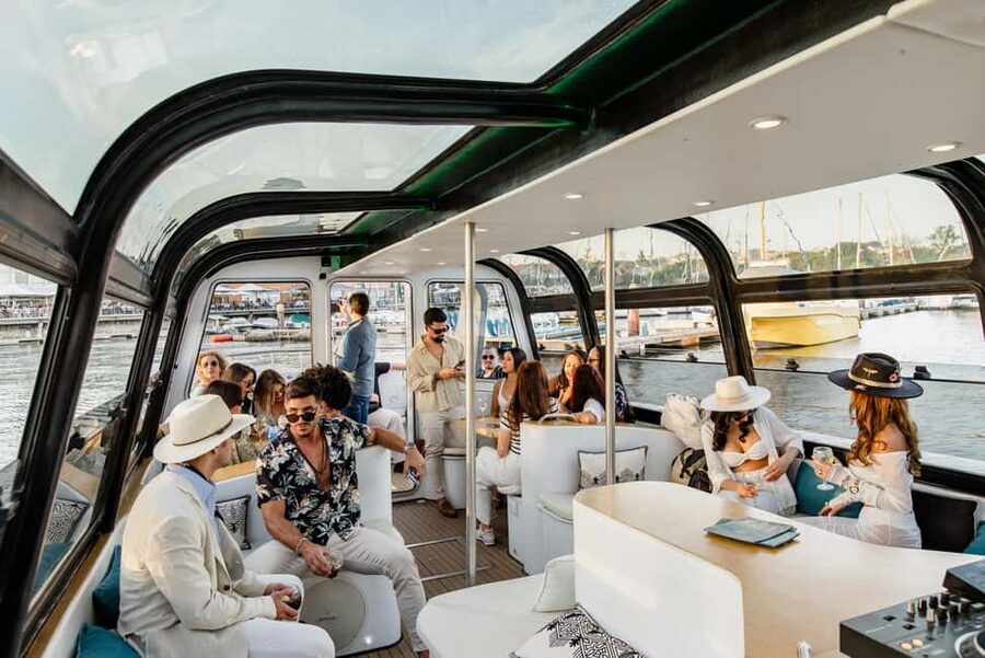Lisbon – Pastel de Nata & Coffee Premium Boat Experience - Ponte 25 de Abril and the first big views