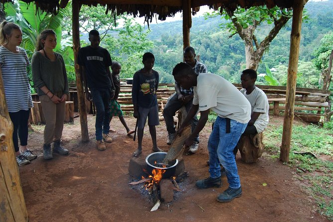Materuni Waterfalls, Coffee and Village Full Day Tour - Swimming beneath the cascade