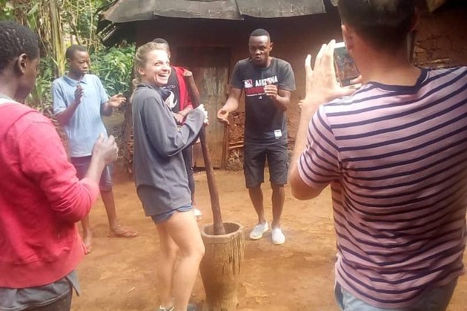 Materuni Waterfalls & Coffee making Cultural Tour | BURIGI CHATO SAFARIS LTD - African lunch near the waterfall