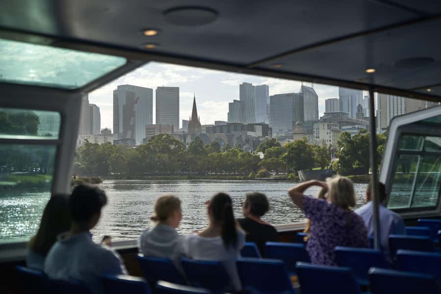 Melbourne City Cruise with Tea, Coffee, and Commentary - Upstream past the Arts Precinct and Princes Bridge