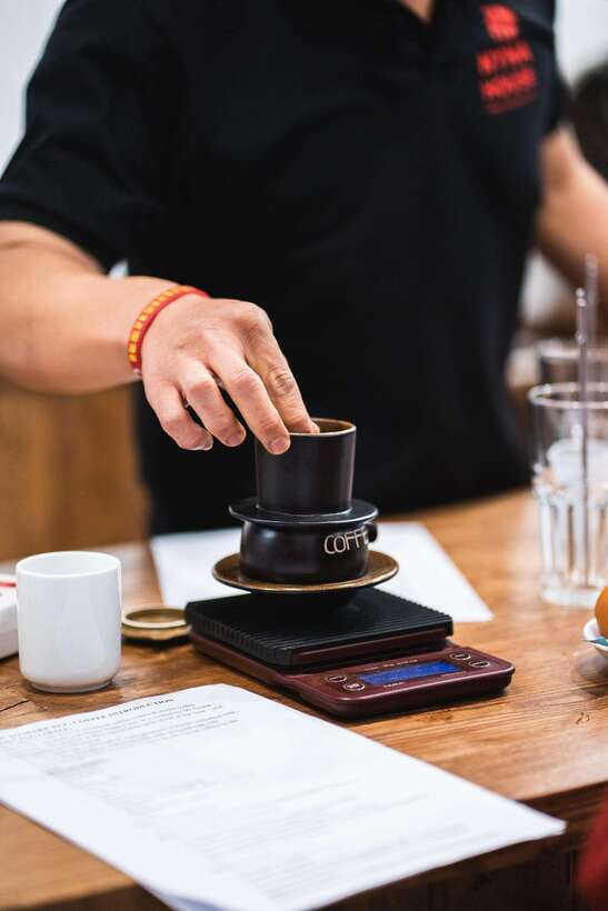 NYNA Coffee Culture- Egg Coffee/Salted Coffee/Coconut Coffee - Learning about Arabica, Robusta, and Vietnamese equipment