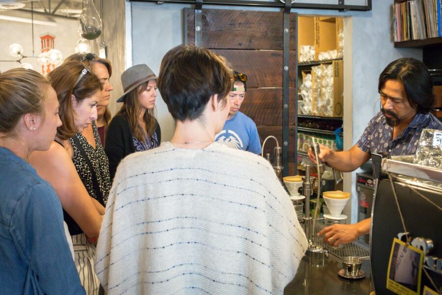Portland: Downtown Coffee & Donut Tour - The final café tastings and Pioneer Square finish