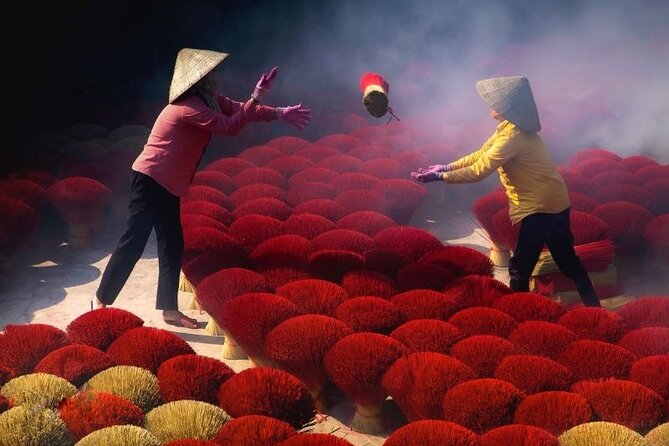 Private Tour Incense Village, Hat village & Train Street Coffee - Leaving Hanoi by private car