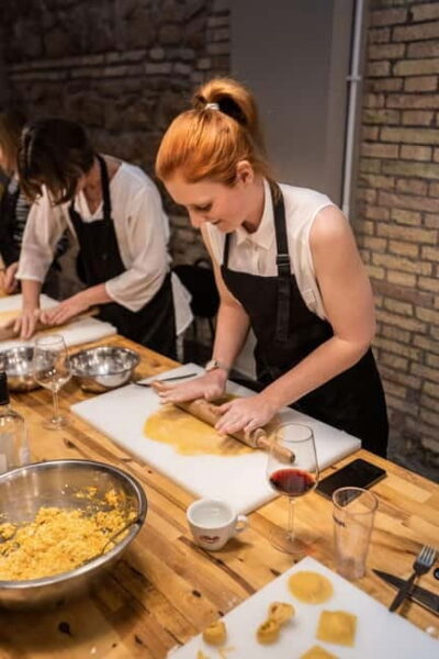Pasta Cooking Class with Wine, Coffee, and Limoncello
