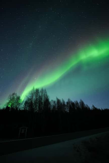 Rovaniemi: Coffee under Northern Lights & Professional Photo - Waiting under the Arctic sky