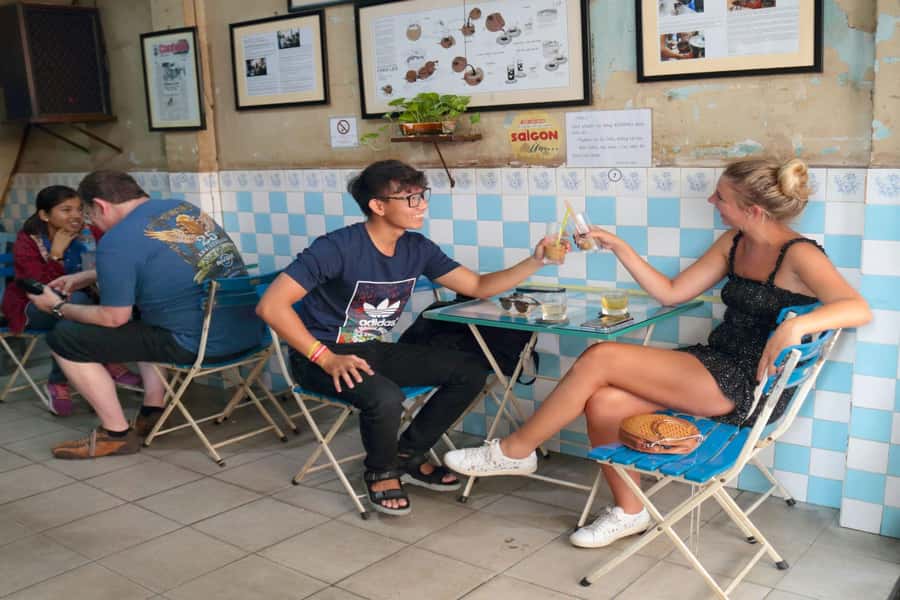 Saigon Unseen: Culture, Coffee, & Hidden Gems Motorbike Tour - Coffee in an 80-year-old family café