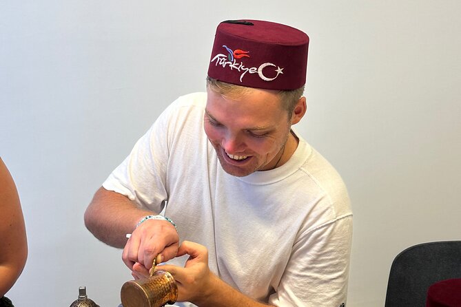 Turkish Coffee on Sand Workshop: Gift Set - Grinding beans and learning the cezve
