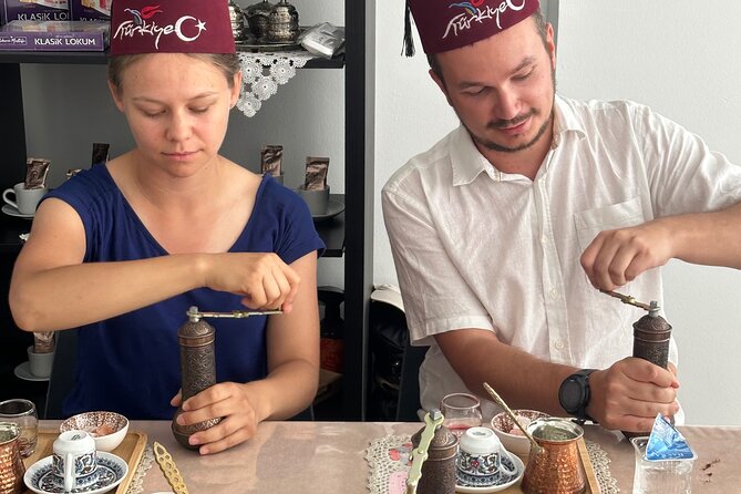 Turkish Coffee on Sand Workshop: Gift Set - Sitting down for coffee and conversation