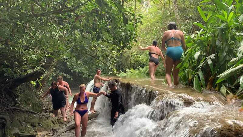 Waterfalls, Coffee and Adventure Tour, Huatulco - Swimming, relaxing, or taking the jump
