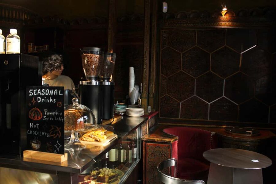 Yerevan: Private Coffee Tour with 2 Café Stops - Walking toward Cascade through quieter streets